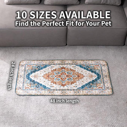 Washable Pee Pads for Dogs, Reusable Puppy Potty Training Pads, Ultra-Absorbent Thick Waterproof Leak-Proof Non-Slip Pads & Mat for Crate, Playpen, Floor, Whelping & Housebreaking , 2 Pack 24"x48"