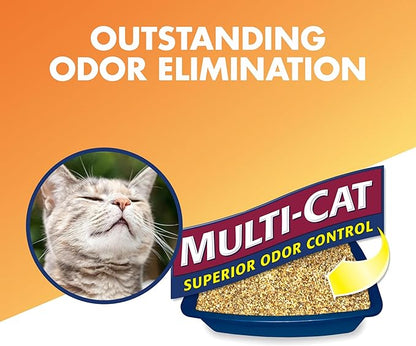 ARM & HAMMER Naturals Clumping Cat, Litter Odor Control, Multi Cat Litter, 18 lb. Bag (Pack of 2)