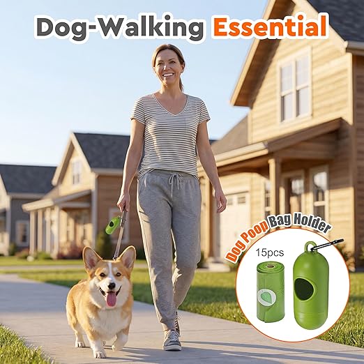 Dog Poop Trash Can Outside - Odor Control & Waterproof, 2.7Gal Metal Pet Waste Garbage Can with Lid & Foot Pedal - Includes 30 Bags, a Bag Holder, and Lawn Stakes for Outdoor Security