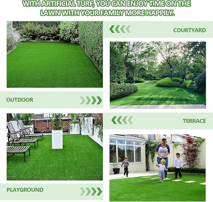 Artificial Grass for Dogs Pee Tray Fake Grass Mat for Professional Puppy Potty Trainer Replacement Dog Grass Pad for Indoor and Outdoor (78.7 x 39.4 Inch (Pack of 1))