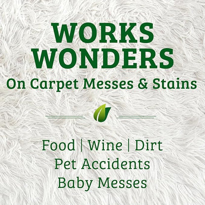 Biokleen Bac-Out Carpet Stain Remover Enzymatic, Destroys Stains & Odors Safely, for Pet Urine, Laundry, Diapers, Wine, Carpets, More, Eco-Friendly, Plant-Based