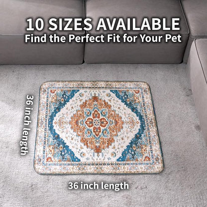 Washable Pee Pads for Dogs, Reusable Puppy Potty Training Pads, Ultra-Absorbent Thick Waterproof Leak-Proof Non-Slip Pads & Mat for Crate, Playpen, Floor, Whelping & Housebreaking , 2 Pack 36"x36"