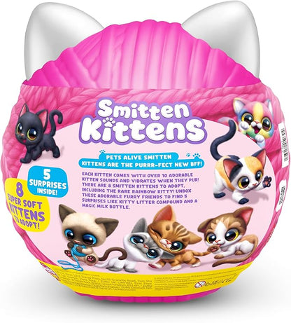 Pets Alive Smitten Kittens Surprise (Birman Cat Bonnie) by ZURU Nurture Play Soft Toy Unboxing Adopt Interactive 10 Sounds