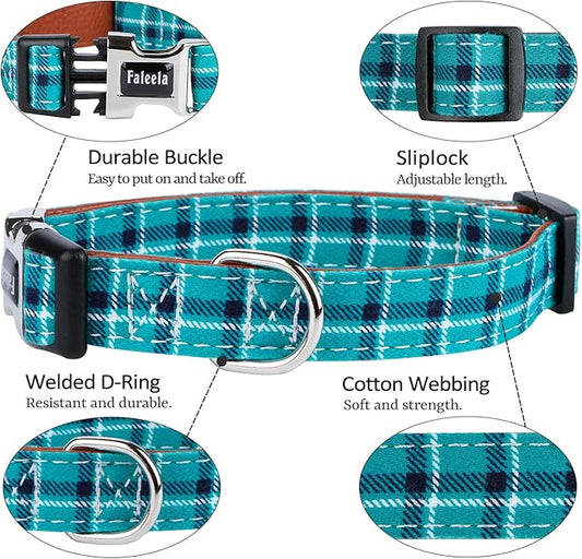 Faleela Soft &Comfy Bowtie Dog Collar,Detachable and Adjustable Bow Tie Collar,for Small Medium Large Pet (Small (Pack of 1), Green)