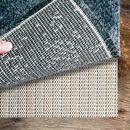 Non Slip Rug Pad Grippers 2 x 3 Ft for Hardwood Floors, Thick Carpet Pads Gripper for Tile Floors,Rug Grip for Area Rug,Sofa,Chair,Cushion Keep Your Rugs Safe and in Place, Cream