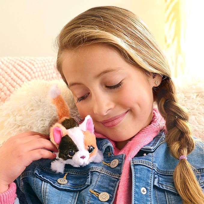 furReal My Minis Kitty Interactive Toy, Small Plush Kitty with Motion, Stuffed Animals, Kids Toys for Ages 4 Up by Just Play
