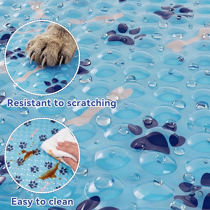 Pet Cooling Gel Pad with Patent Technology, 36in Dog Cooling Mat for Summer, Self Cooling Mat for Large/Medium/Small Dogs, Non-Slip Waterproof Durable Mat for Dog Beds, Car, Indoor & Outdoor Use