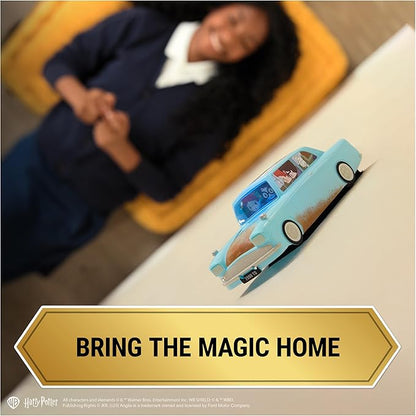 Wizarding World Harry Potter, Weasley’s Flying Remote Control Car with Zero Gravity Technology, Drives Indoors on Walls & Floors, Kids Toys for Ages 6 and up
