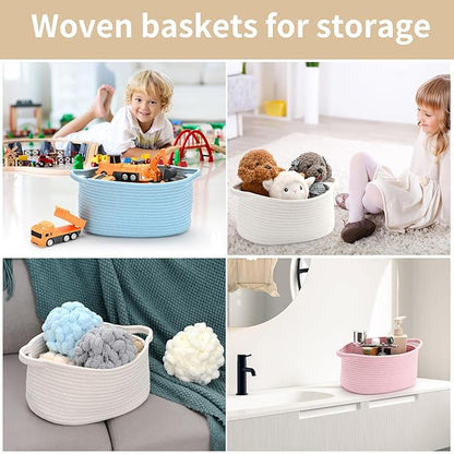 Woven Burr Basket with Handles – Perfect for Valentine's Day, Birthdays & Special Occasions, Black Decorative Storage Container for Gifts, Toys, or Essentials
