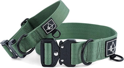 Made to ROAM Premium Dog Collar - Adjustable Heavy Duty Nylon Collar with Quick-Release Metal Buckle (Oregon Haze, Classic Size 3)