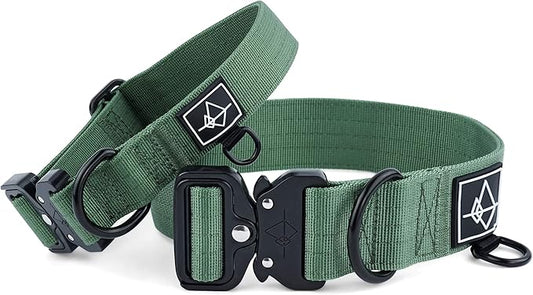 Made to ROAM Premium Dog Collar - Adjustable Heavy Duty Nylon Collar with Quick-Release Metal Buckle (Oregon Haze, Classic Size 3)