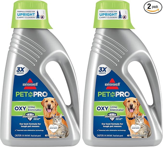 Bissell 1990 Pro Pet Urine Eliminator Upright Deep Cleaner Formula,(Pack of 2)