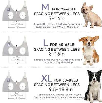 Dog Grooming Hammock Harness for Dogs & Cats with Pet Nail Clipper Trimmer - Cat Hanger Sling for Trimming Clipping Nails- Dog Hammock Restraint Bag for Small Medium Large pet （ Purple XL）