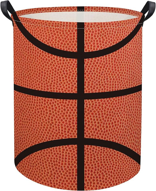 Basketball Kids Laundry hamper Baby Hamper for Nursery Boys Kids Hamper Room Decor for Home(Basketball Pattern)