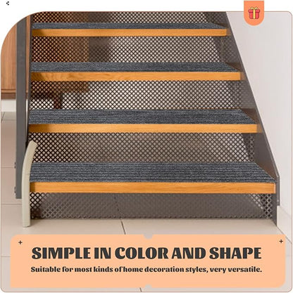 Outdoor Rug Indoor Outdoor Rugs Tread Stair Carpet Non-Skid Safety Rug Wood Steps Indoor Runners Dogs Cats Stair Rugs Keep Elders and Pets Safe Stair Treads Door Mats Outdoor