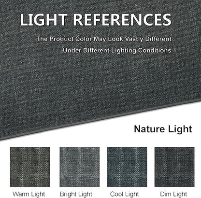 Ultra Thin Indoor Door Mat, Low-Profile Door Mats Indoor Entrance, Non-Slip Natural Rubber Backing Doormat, Washable Entryway Doormats, Fade Resistant Dirt Trapper for Kitchen, 47''x24'',Grey