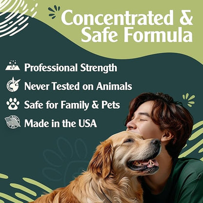Sprinkle & Sweep: Pet Stain & Odor Enzyme Spray - 24oz, 2 Pack - No Scrubbing Concentrated Formula, Dog & Cat Urine Destroyer, Carpet Spot Cleaning