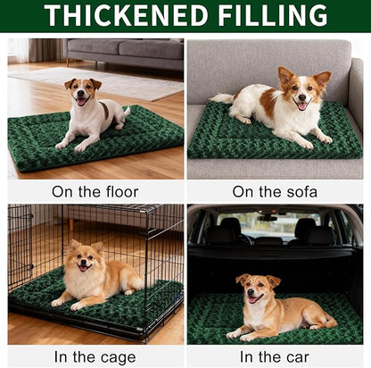 Dog Bed Mat - Comfortable Kennel Pad, Multi-Purpose Crate Bed for Dogs & Cats, Soft Support