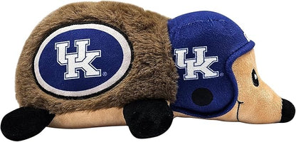 NCAA Kentucky Wildcats Plush Hedgehog Toy for Dogs & Cats, Cool Soft Pet Toy for Fun and Interactive Play, Dog Chew Toy with Squeaker, Licensed Hot Pet Toy