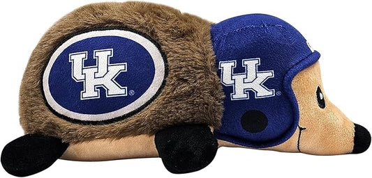 NCAA Kentucky Wildcats Plush Hedgehog Toy for Dogs & Cats, Cool Soft Pet Toy for Fun and Interactive Play, Dog Chew Toy with Squeaker, Licensed Hot Pet Toy