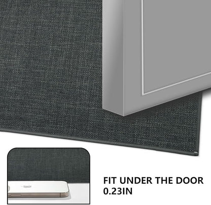 Ultra Thin Indoor Door Mat, Low-Profile Door Mats Indoor Entrance, Non-Slip Natural Rubber Backing Doormat, Washable Entryway Doormats, Fade Resistant Dirt Trapper for Kitchen, 47''x24'',Grey