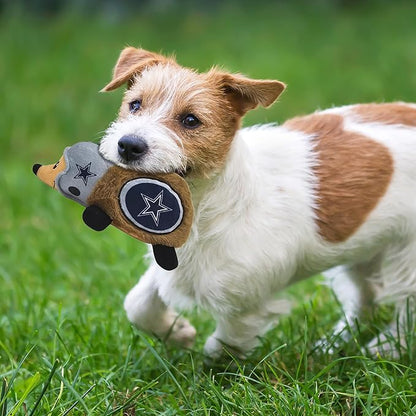 NFL Dallas Cowboys Plush Hedgehog Toy for Dogs & Cats, Cool Soft Pet Toy for Fun and Interactive Play, Dog Chew Toy with Squeaker, Licensed Hot Pet Toy