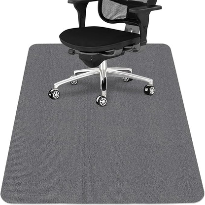 Sycoodeal Office Chair Mat for Hardwood Floor,Office Computer Gaming Chair Mat for Tile Floor,Large Floor Protector Rug,Anti-Slip,Easy to Clean,Grey(40"x55")