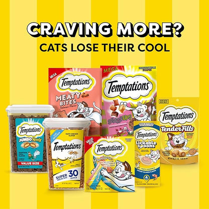 Temptations Cat Treats Classic Crunchy and Soft Cat Treats, Tasty Chicken Flavor, 16 oz. Tub