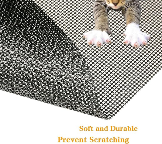 Tooltriz Pet Proof Window Screen Replacement, 39 inch W x 100 inch L, Upgraded Thicken Charcoal Mesh for Sliding Pet Screen Door Repair - Screen Door Protector for Dogs Patio Screen mesh