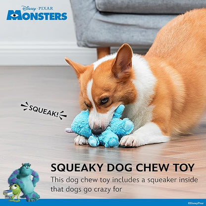 Disney for Pets Pixar’s Sulley Plush Dog Toy 6in Pixar Dog Toys | Plush Toy for Dogs Inspired by Sulley from Pixar’s Monsters, Inc. with Squeaker