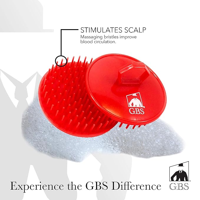 G.B.S Shampoo Massage Brush, Red