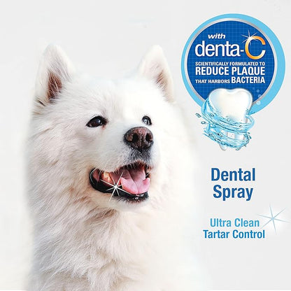 Nylabone Advanced Oral Care Pet Dental Spray, Liquid Tartar Remover & Breath Freshener for Dogs, Dog Teeth-Cleaning, 4 oz.