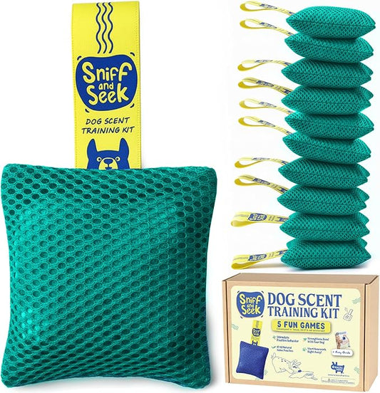 Race&Herd Original Dog Scent Training Kit, Scent Work Training Kit for Dogs - Nosework for Dog Mental Stimulation Agility Training Equipment for Dogs, Brain Games Smell Training Kit for Loss of Smell