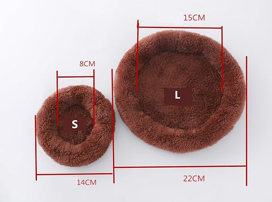 Hamster Bed Soft Warm Cushion for Small Animal - Comfortable Sleep Mat Pad for Guinea Pigs/Hedgehog/Squirrel/Mice/Rats/Chinchilla Nest House
