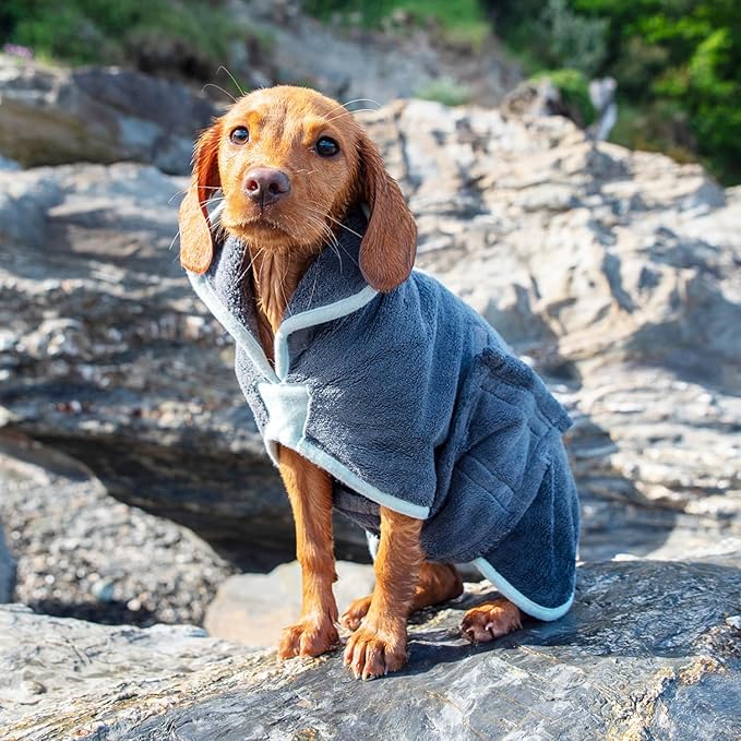 Henry Wag Microfibre Dog Drying Coat 45cm