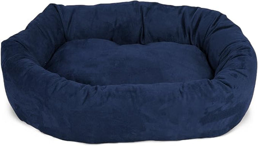 Majestic Pet Villa 32 Inch Shredded Memory Foam Dog Bed for Medium Sized Dog 32x23x7 Inch–Orthopedic Pet Bed - Washable Medium Puppy Mat with Head Support-Apple