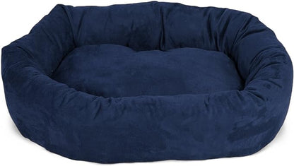 Majestic Pet Villa 32 Inch Shredded Memory Foam Dog Bed for Medium Sized Dog 32x23x7 Inch–Orthopedic Pet Bed - Washable Medium Puppy Mat with Head Support-Pearl
