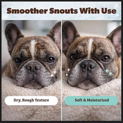 Natural Dog Company Snout Soother Balm – Dog Nose Balm for Dry Cracked Snouts, Moisturizing Winter Nose Care with Coconut Oil & Shea Butter, Lick Safe Dog Snout Balm for All Breeds, 4 oz Tin