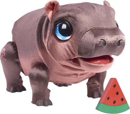 FurReal Sally The Silly Hippo, 9 Inch Interactive Plush, Kids Toys for Ages 4 Up by Just Play, Kids Toys for Ages 4 Up by Just Play