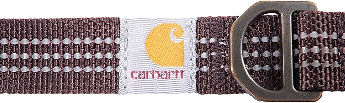 Carhartt Nylon Webbing Dog Collar, Fully Adjustable W/Durable Side Release Buckle, Deep Wine, Medium