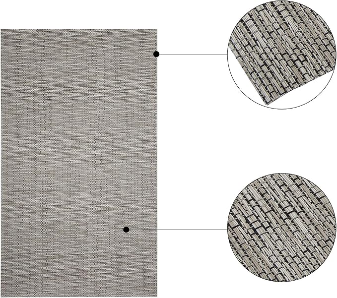 Kitchen Rugs Home Doormats 17X29X0.12 Inch Pet Mats Non Slip Waterproof Easy Cleaning Stain Resistant Rolled Packed