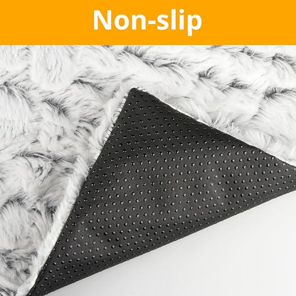 Self Warming Cat Bed, 24" x 18" Ultra Soft Cat Dog Pet Heating Pad for Indoor Outdoor, Non-Slip Heated Cat Mat Thermal Blanket
