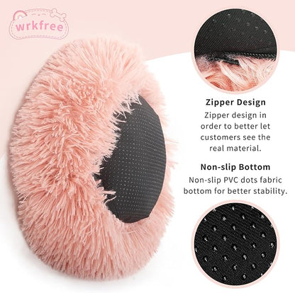 Chinchilla Bed Pink Burrowing Pet Bed for Guinea Pigs and Other Small Animals 11.8 inch