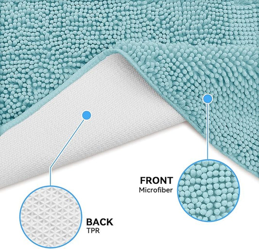 Bcoimo Super Absorbent Dog Door Mat, 36"*24" Anti Slip Mat for Muddy Paws, Pet Rugs for Dirty Paws Washable That Absorbs Moisture and Dirt, for Dog Cage and Pet Resting Carpet