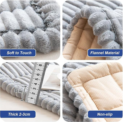 LiveGo Pet Couch Cover Dogs Washable Non-Slip Couch Protector Pet Friendly Dog Mat for Couches and Sofas (Light Gray, 70x180 cm/27.6x70.9 in)