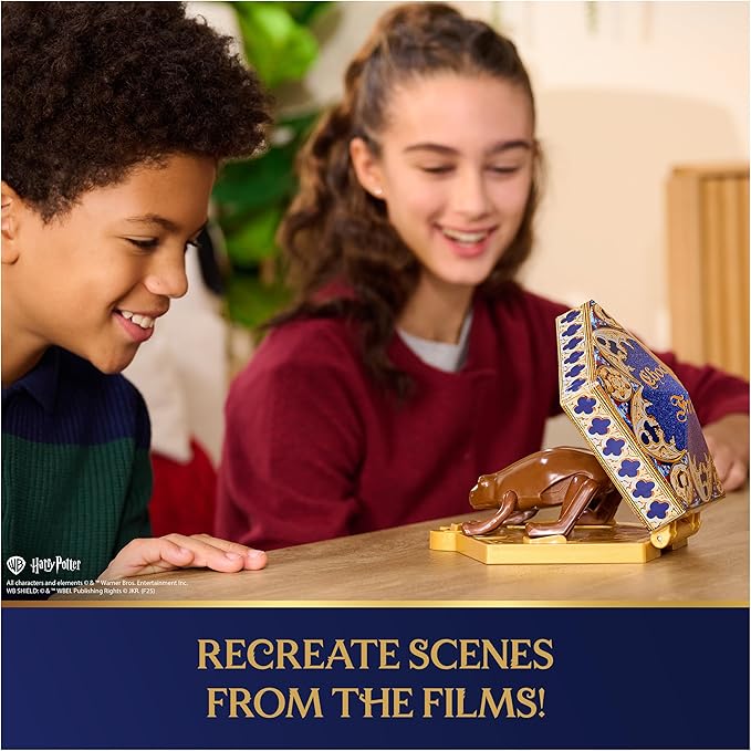 Wizarding World Harry Potter, Interactive Chocolate Frog Toy, Jumps & Leaps with Sound Effects, Kids Toys for Girls & Boys Ages 6 and up