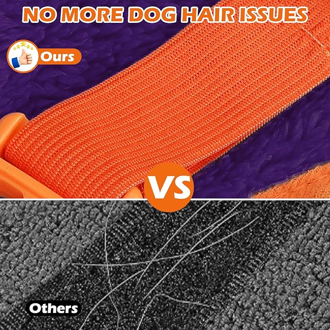EXPAWLORER Soft Dog Bathrobe with Hood, Super Absorbent & Quick-Drying Dog Towels, Cozy Drying Coat for After Bath,Swimming, Purple XL