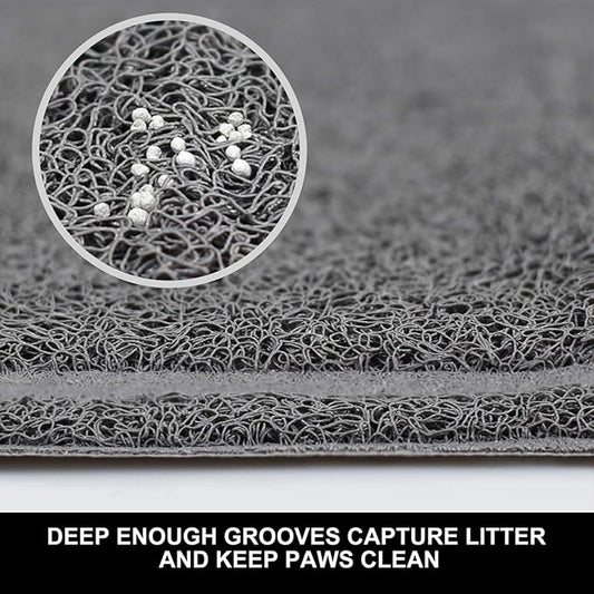 Pet Feeding Mat for Small Dogs and Cats 24" x 16" Flexible and Waterproof Dog Bowl Mat for Food and Water, Easy to Clean Dog Food Mat with Non Slip Backing