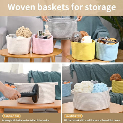 Woven Burr Basket with Handles – Perfect for Valentine's Day, Birthdays & Special Occasions, Black Decorative Storage Container for Gifts, Toys, or Essentials