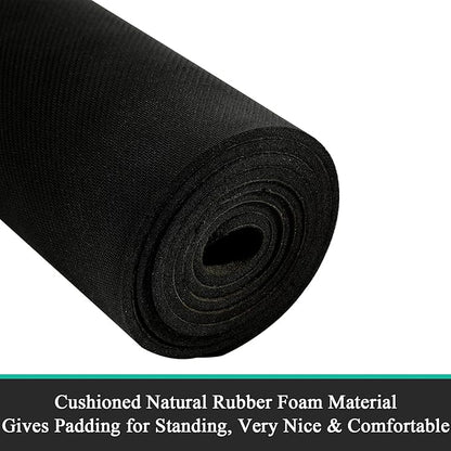 Pauwer Laundry Room Rug Runner 20"x48" Waterproof Rubber Laundry Mat Non Slip Kitchen Mats for Floor Washable Floor Mat Runner Rug for Farmhouse Mudroom Washroom Bathroom Decor